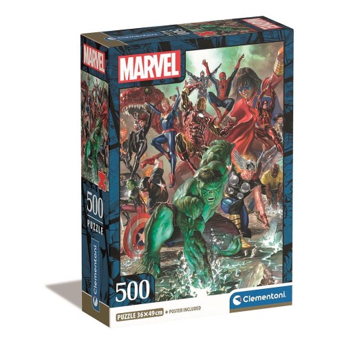 Avengers 500-piece Compact puzzle Clementoni
