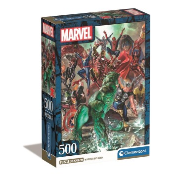 Avengers 500-piece Compact puzzle Clementoni