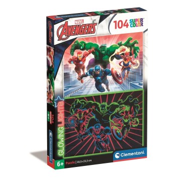 Avengers Goldenhour 104-piece Glow in the Dark Puzzle Clementoni