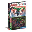 Avengers Goldenhour 104-piece Glow in the Dark Puzzle Clementoni