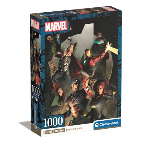 Avengers 1000-piece Compact puzzle Clementoni