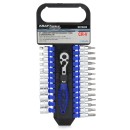 Zestaw Nasadek z Grzechotką 1/4" KD10225 27el.