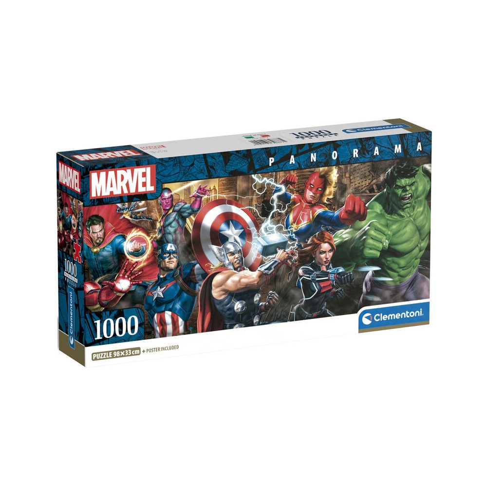 Avengers Ultimate Unite 1000 piece panoramic puzzle Clementoni