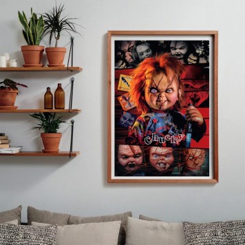 Horror Crazy Chucky 1000-piece Compact Puzzle Clementoni