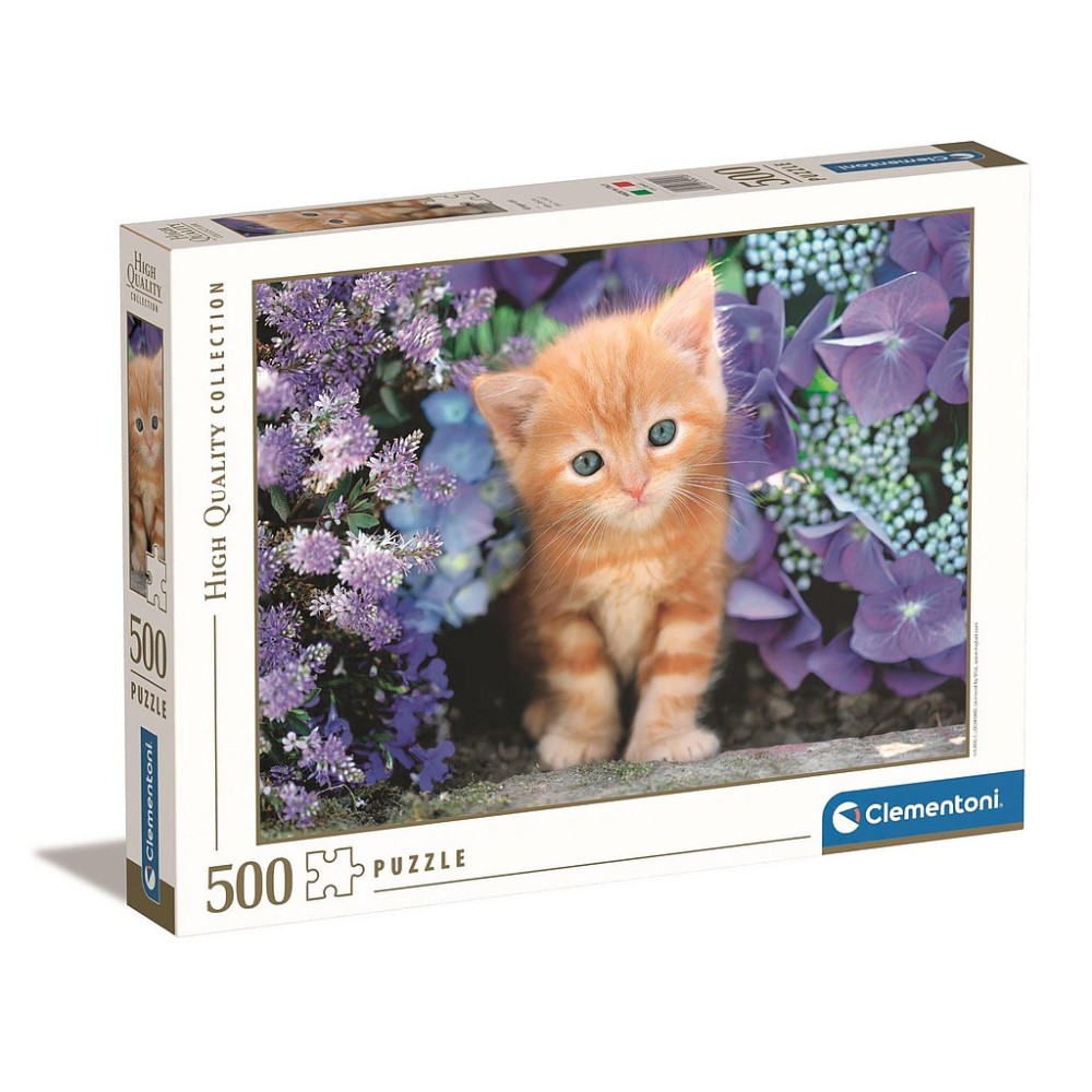 Animals Ginger Cat 500-piece puzzle Clementoni