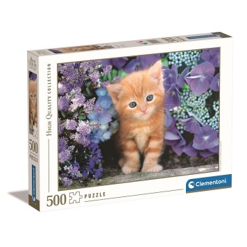 Animals Ginger Cat 500-piece puzzle Clementoni