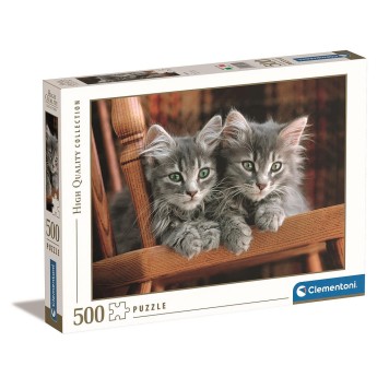 Animals Grey Cat 500-piece puzzle Clementoni