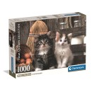 Animals Lovely Cat 1000-piece Puzzle Clementoni