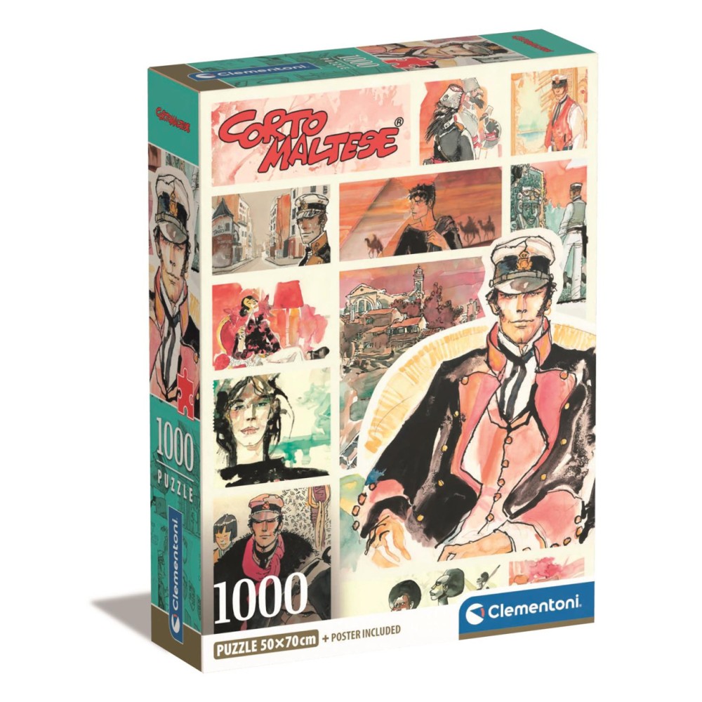 Anime Captain Corto Maltese 1000 Pieces Compact Puzzle Clementoni