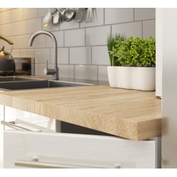 Szafka OLIWIA S40 SZ4 + BLAT BIAŁA / BIAŁY POŁYSK