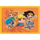 Jusice League Mini-mates DC Super Hero 4-in-1 Puzzle Clementoni