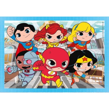 Jusice League Mini-mates DC Super Hero 4-in-1 Puzzle Clementoni