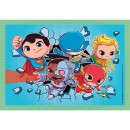 Jusice League Mini-mates DC Super Hero 4-in-1 Puzzle Clementoni