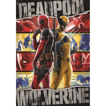 Deadpool Wolverine & 1000-piece Compact puzzle Clementoni