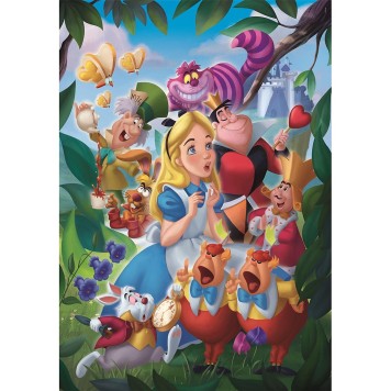 Disney Classics Disney Alice in Wonderland 1000-piece Compact Puzzle Clementoni