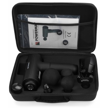 Pistolet do Masażu 1800mAh + 6 głowic PM-MAS-1800BM