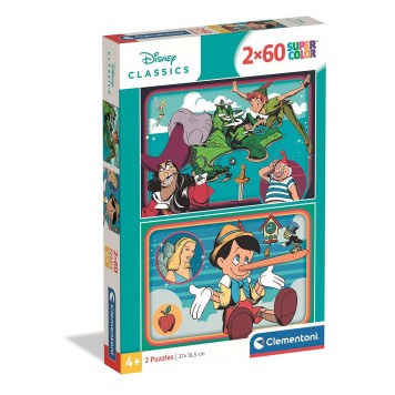 Disney Classics 2x60 Piece Puzzle Clementoni