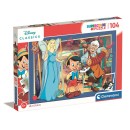 Disney Classics Pinocchio 104 piece Clementoni puzzle
