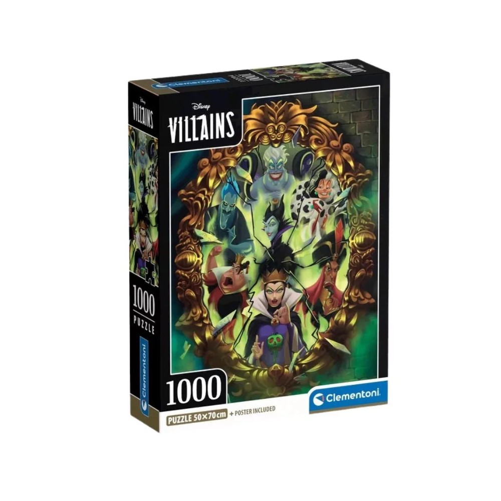 Disney Villains Mirror 1000 piece Clementoni puzzle