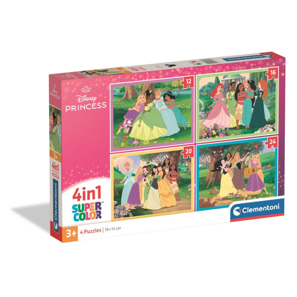 Disney Princess Colloquy 4 in 1 Puzzle Clementoni