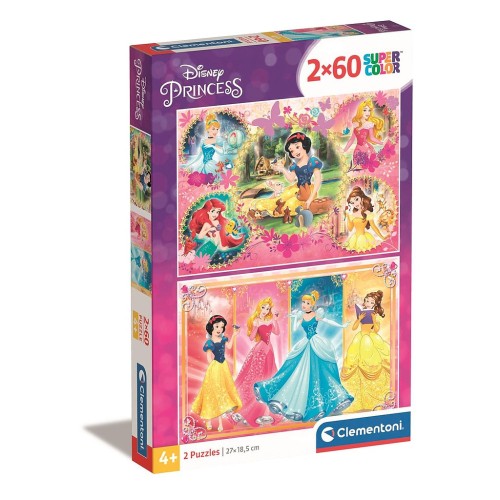 Disney Princess Doers 2x60-piece puzzle Clementoni