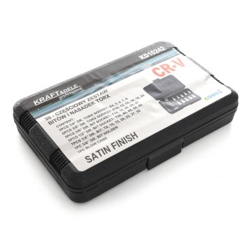 Zestaw Bitów i Nasadek Torx 30cz. KD10242