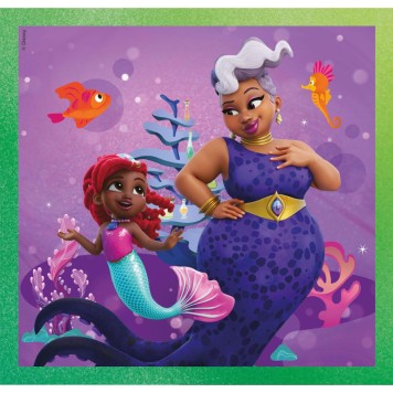 Disney Princess Junior Ariel 3x48-piece Clementoni Puzzle
