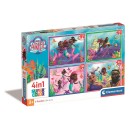 Disney Princess Junior Ariel 4 in 1 puzzle Clementoni