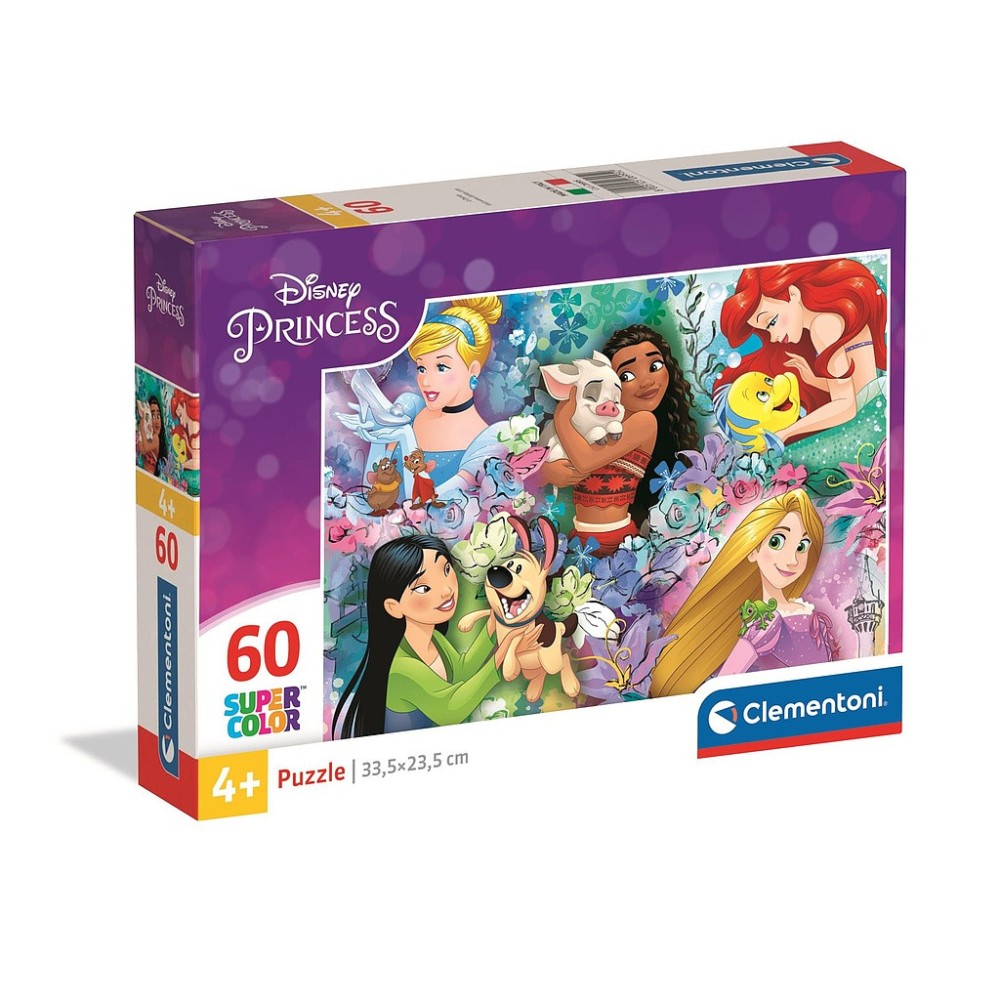 Disney Princess Little Friends 60-piece puzzle Clementoni