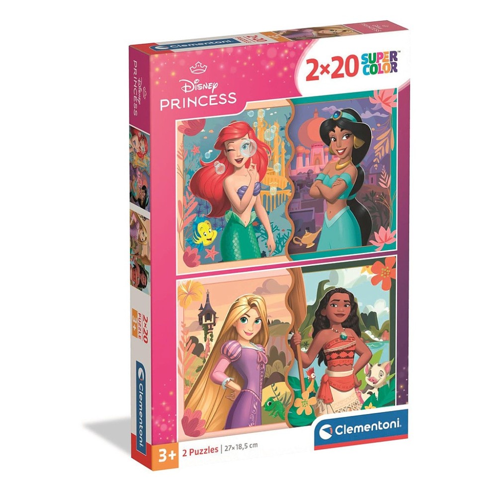 Disney Princess 2x20 piece puzzle Clementoni