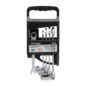 Klucze Płasko Oczkowe KD10105 z Grzechotkami Łamane