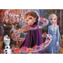 Disney Frozen Leaves 104-piece Glitter Puzzle Clementoni