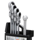 Klucze Płasko Oczkowe KD10105 z Grzechotkami Łamane