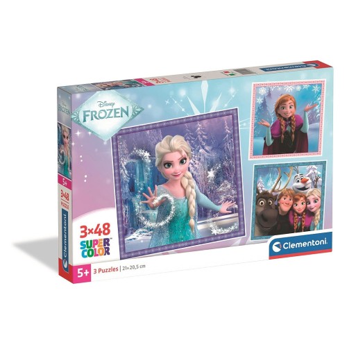 Disney Frozen 3x48 pieces puzzle Clementoni
