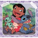 Disney Lilo and Stitch Music Playing the Guitar 3x48 pcs puzzle Clementoni
