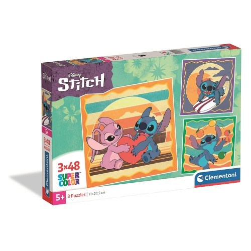 Disney Lilo and Stitch 3x48 pcs puzzle Clementoni