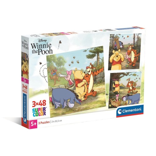 Disney Winnie the Pooh 3x48 pcs puzzle Clementoni