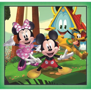 Disney Mickey  Clubhouse 3x48 pcs puzzle Clementoni