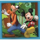 Disney Mickey  Clubhouse 3x48 pcs puzzle Clementoni