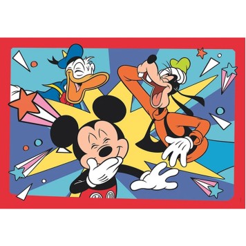 Disney Mickey  Laughing 2x20-piece puzzle Clementoni