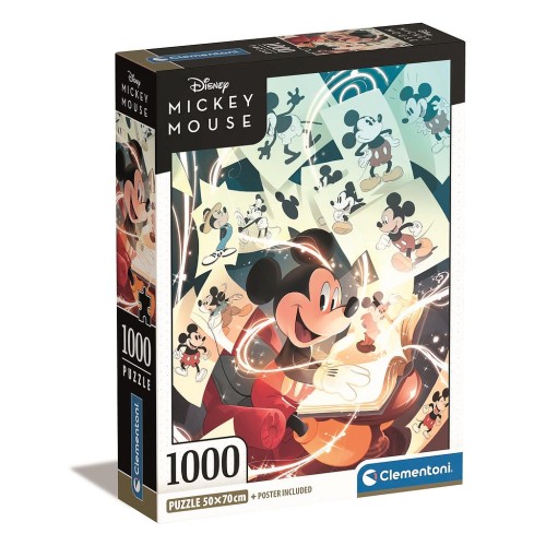 Disney Mickey  1000-piece Compact Puzzle Clementoni