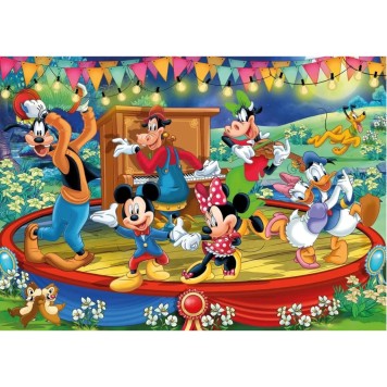 Disney Mickey  Orchestra 2x60 piece puzzle Clementoni