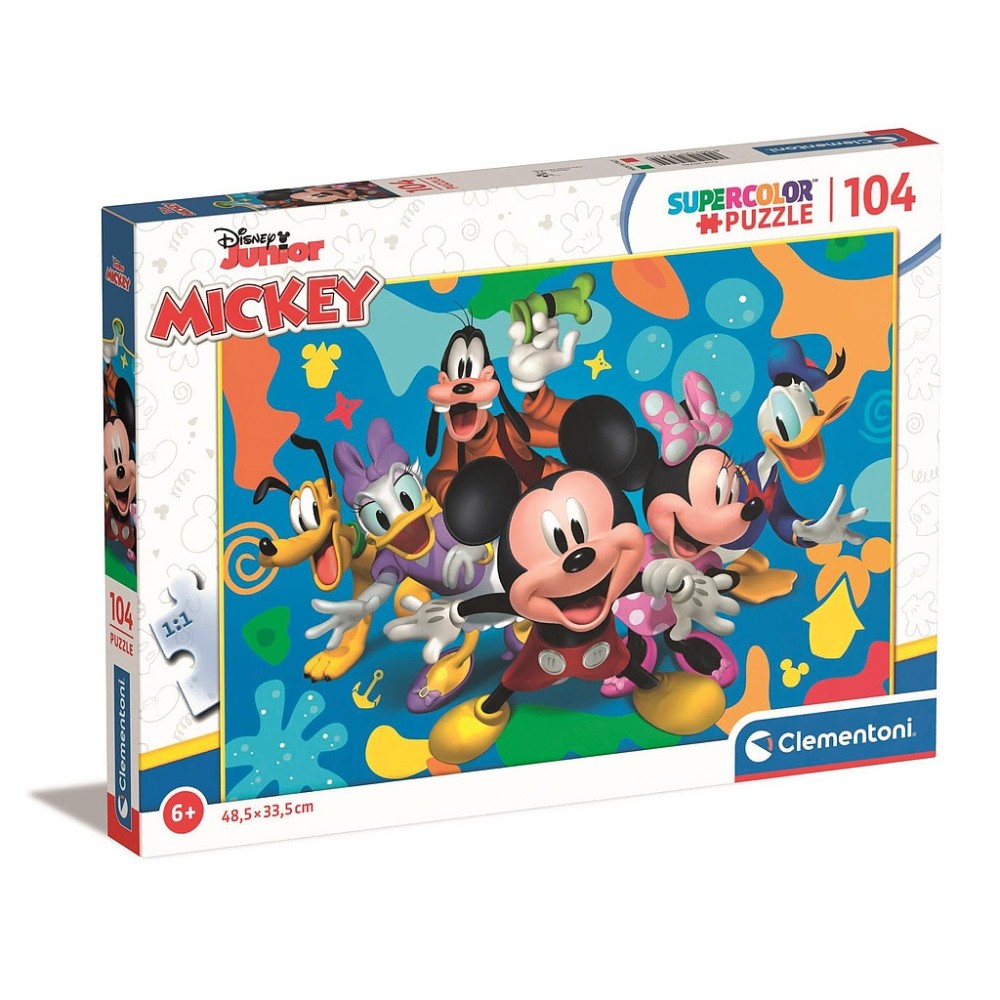 Disney Mickey Splash 104-piece Clementoni puzzle