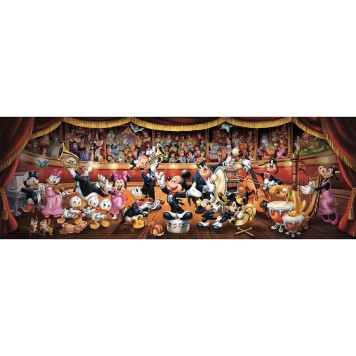 Disney Orchestra 1000-piece panoramic Compact puzzle by Clementoni