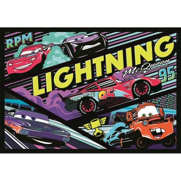 Disney Cars Lightning 104-piece glowing puzzle Clementoni
