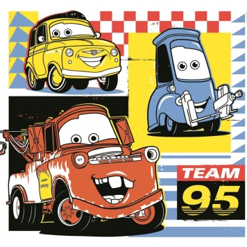 Disney Cars Team-95 3x48 pcs puzzle Clementoni