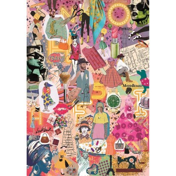 Colour Design Fashion 1000 Piece Compact Puzzle Clementoni
