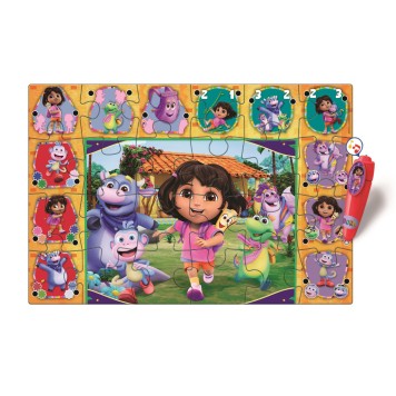 Dora the Explorer Adventure interactive 24-piece puzzle Clementoni