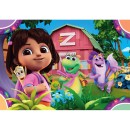 Dora the Explorer Garden 2x20 pieces Clementoni puzzle