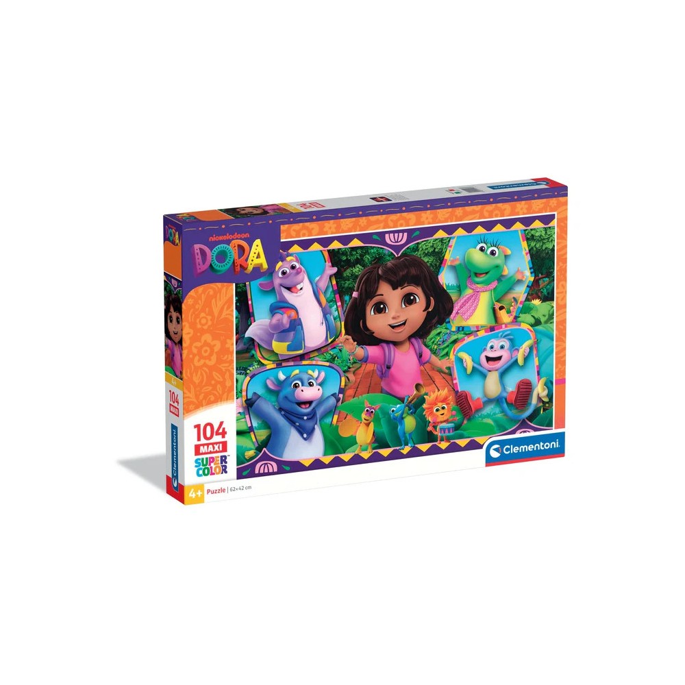 Dora the Explorer Journey 104-piece maxi puzzle Clementoni